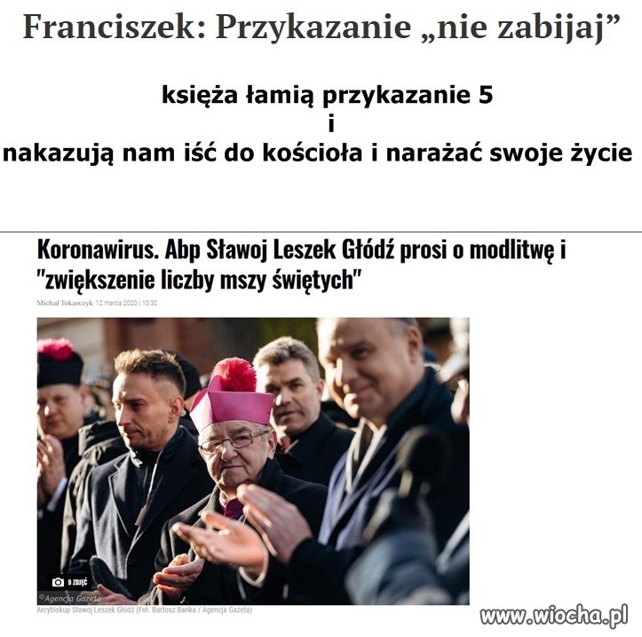 Księża Zwiększają Ryzyko Zarażenia