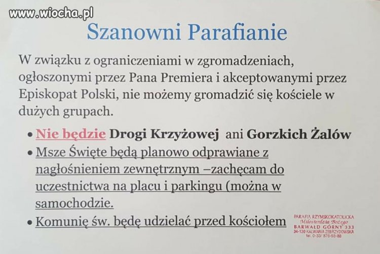  Taca musi się zgadzać