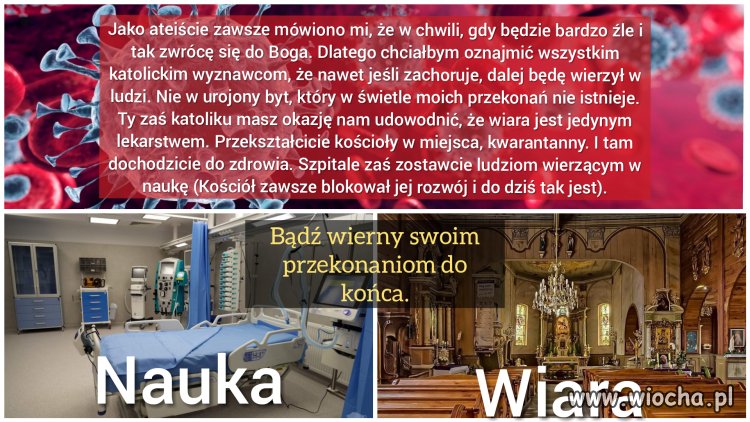 Musicie iść do kościoła mimo pandemi?