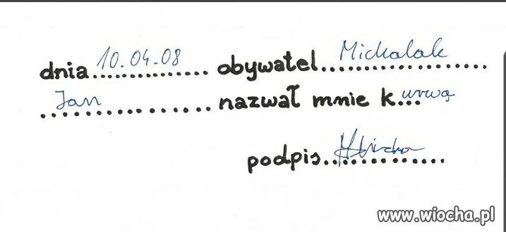 Oświadczenie