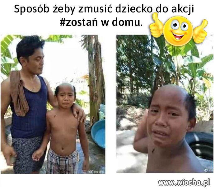  Bo chciał iść do kolegów ...