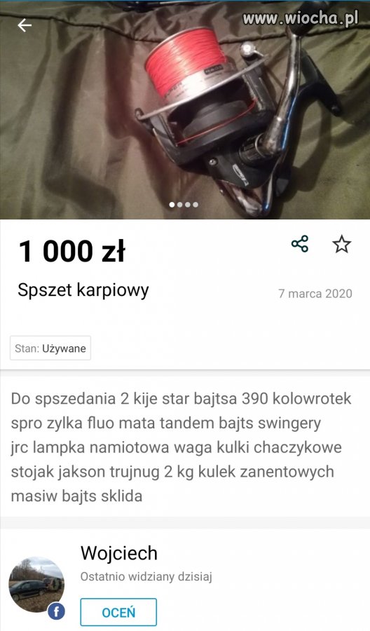 Spszet karpiowy - spszedam