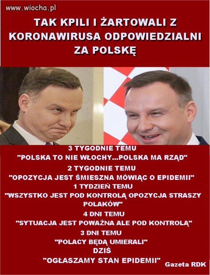 Chory rząd  ma ludzi za idiotów