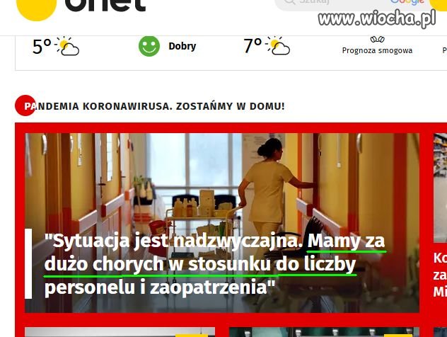 To wszystko wina chorych, że są !