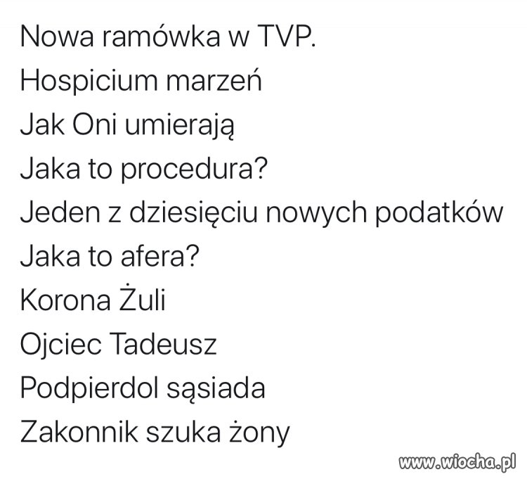Nowa ramówka TVPis