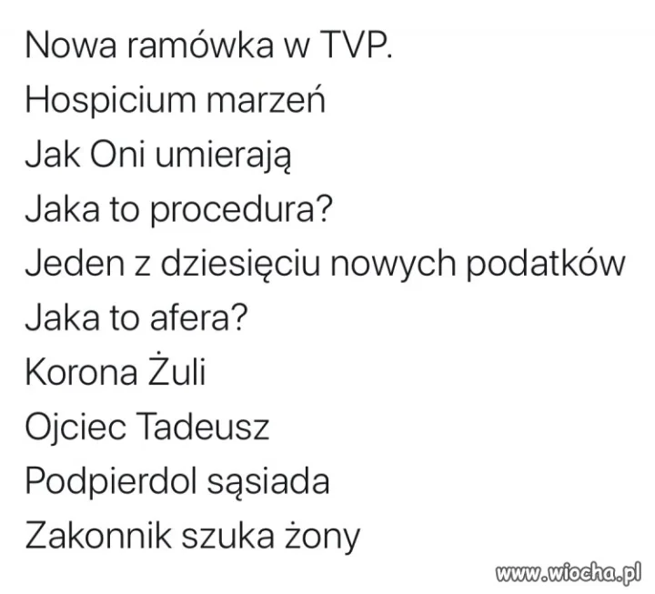 Nowa ramówka TVPis
