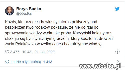 Fala komentarzy po wywiadzie Jarosława Kaczyńskiego