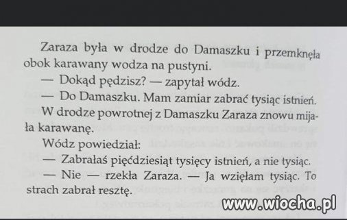Strach to najlepsza broń stąd...