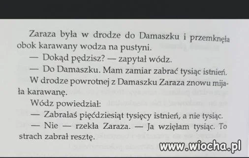 Strach to najlepsza broń stąd...