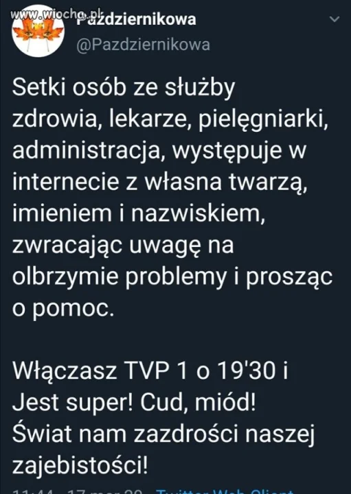 Patrząc na wiadomości oddzieliłem tematy z wirusem