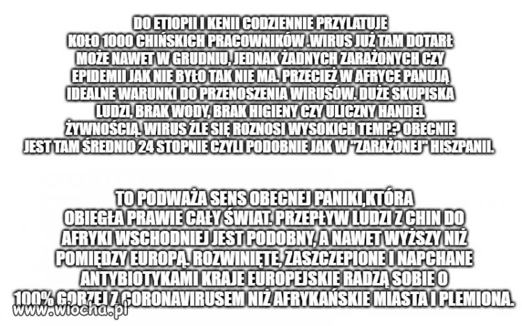 Możesz tłumaczyć ludziom o bezsensie tej paniki