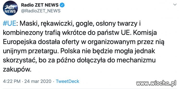 Ważne, że wybory w PL się odbędą