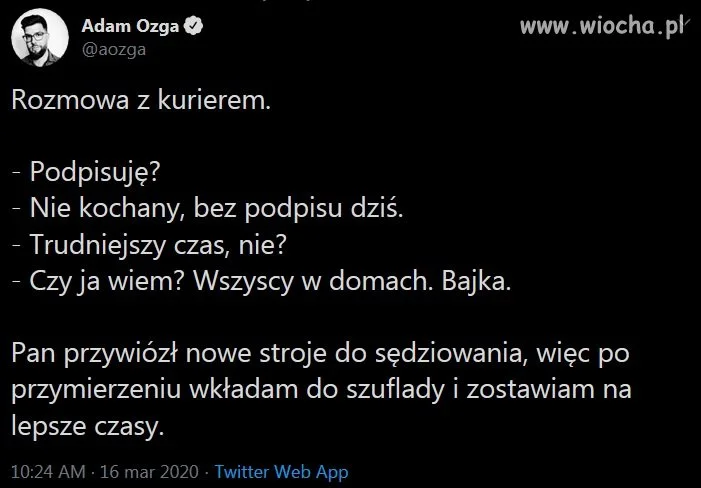 Kurierzy się cieszą.