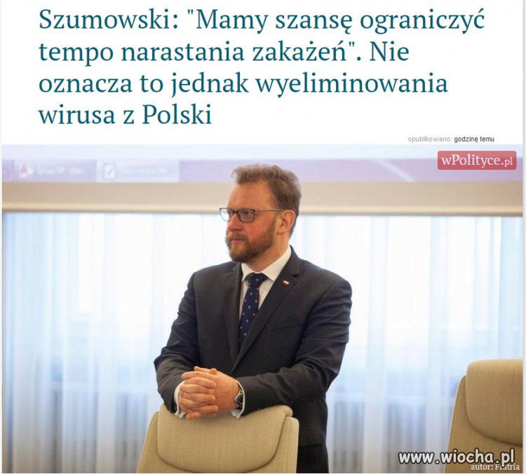 2020.03.16, 07:21: Szumowski: Mamy szansę ograniczyć tempo narastania zakażeń