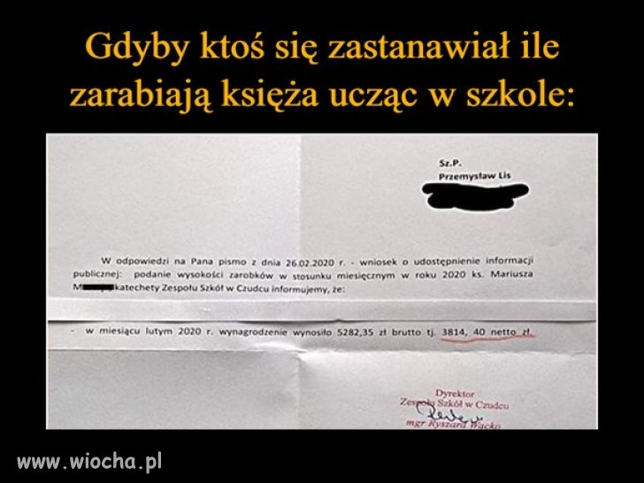 Księża won ze szkoły