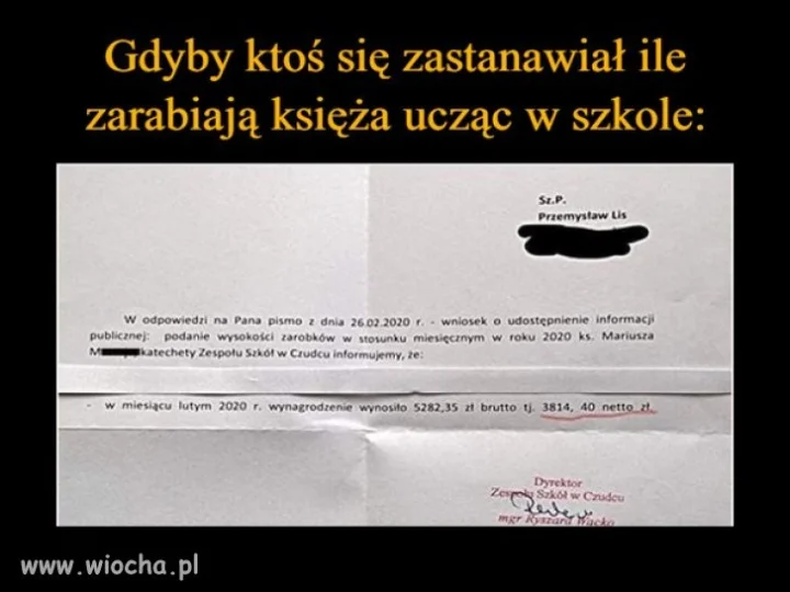 Księża won ze szkoły