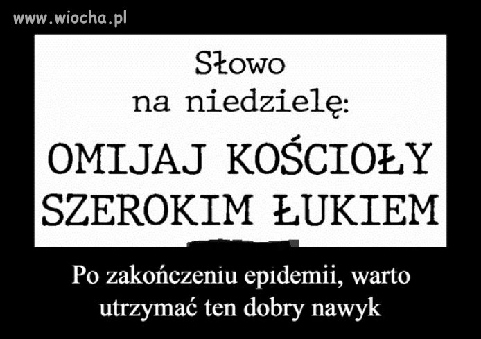 Słowo na niedzielę .