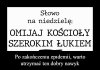 Słowo na niedzielę .