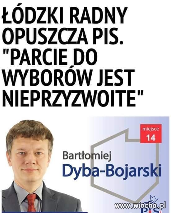 Po nocnym głosowaniu radny PiS opuszcza partię.