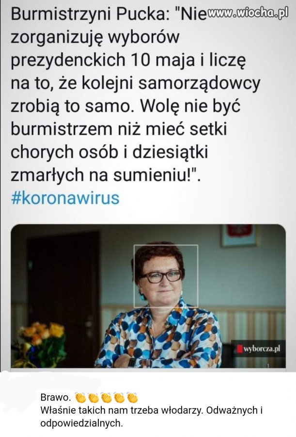 Kolejna burmistrzyni odmawia przeprowadzenia wybor