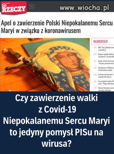  Czy to jedyny pomysł PISu na walkę z Covid-19 ?