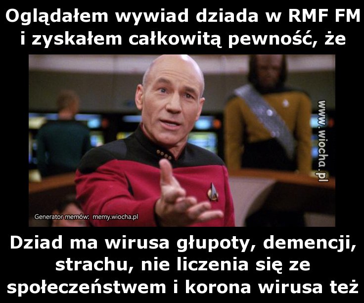 Oglądałem wywiad dziada w RMF FM