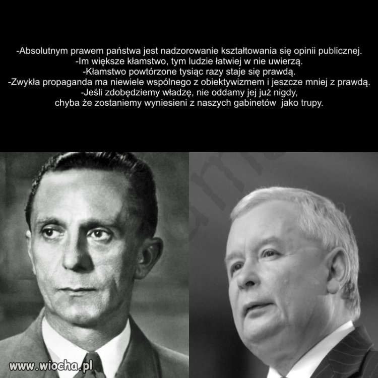 Goebels vs Kaczyński