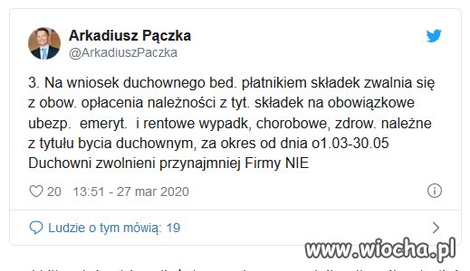 Kuriozalny zapis w Tarczy Antykryzysowej