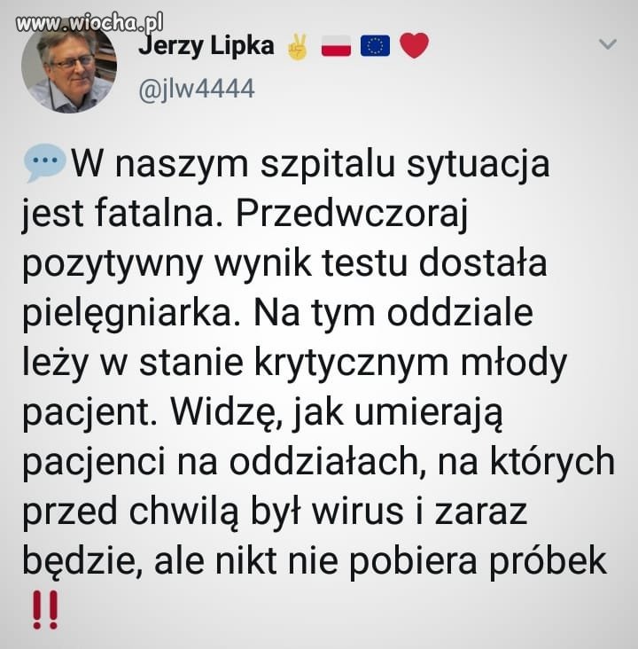 To nie epidemia wirusa