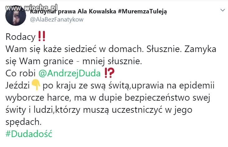 A oni ciągle myślą, że wybierzemy głąba