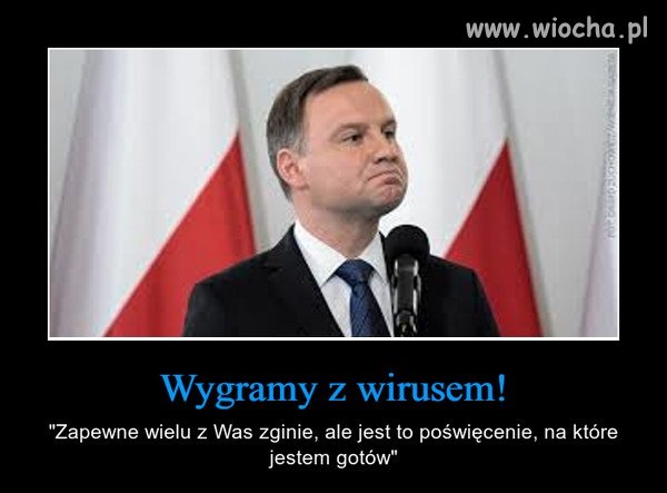 Czy wygłosił już orędzie ?