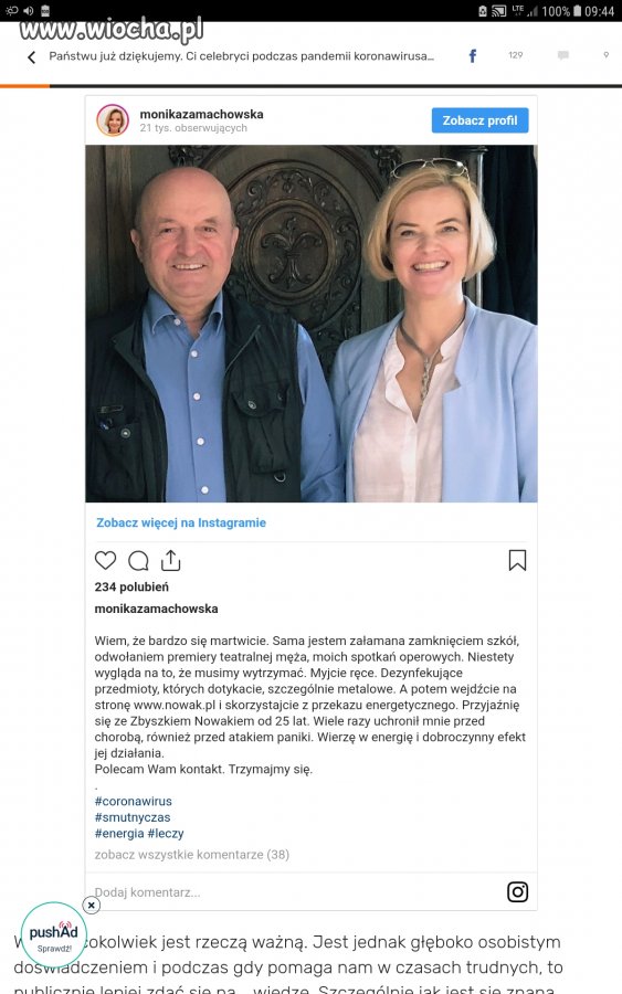Znajomy znachor pomoże wyleczyć koronę