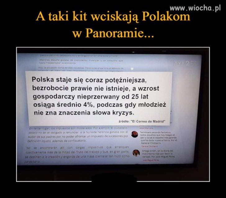 Polska miodem i mlekiem płynąca .