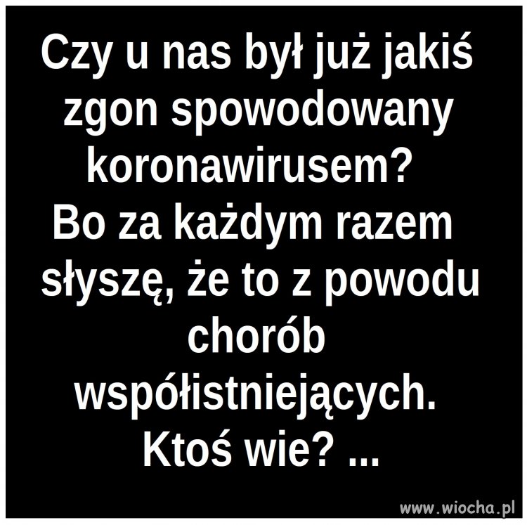 Pytam bo nie wiem