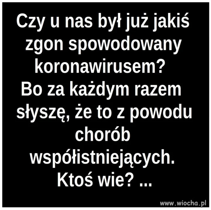 Pytam bo nie wiem
