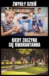 Zwykły dzień vs epidemia