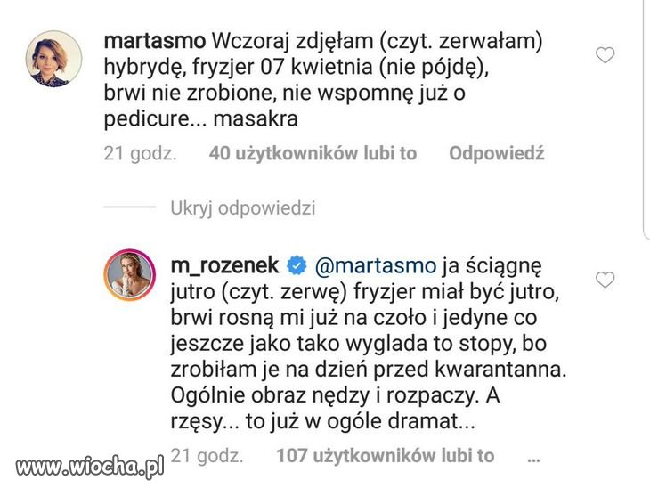 Problemy lasek w kwarantannie