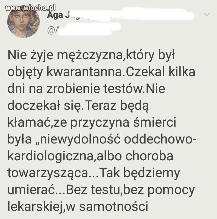 Czekamy teraz na pacjenta ,,zero,,