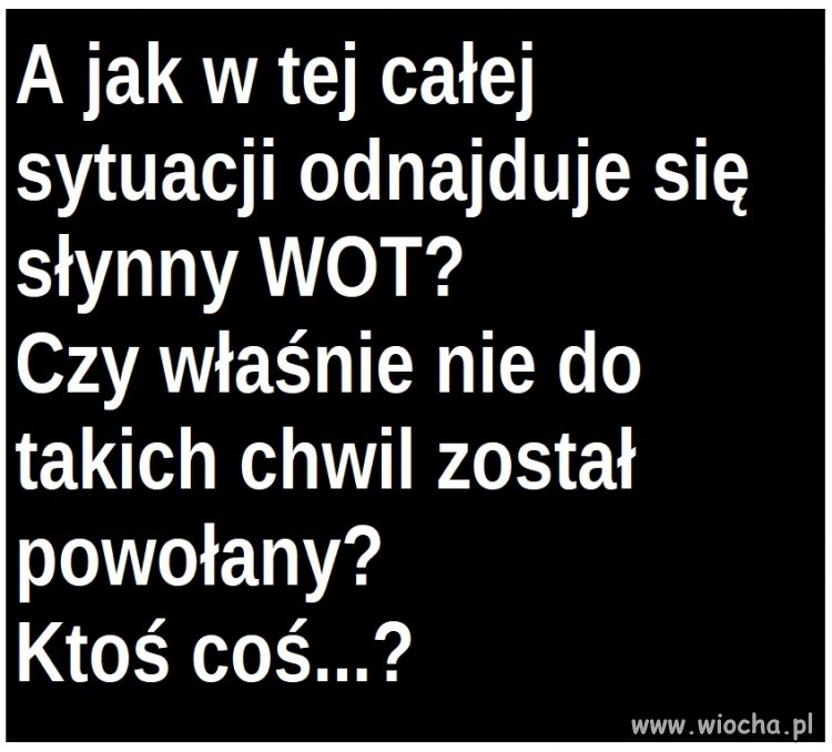 Ktoś coś wie