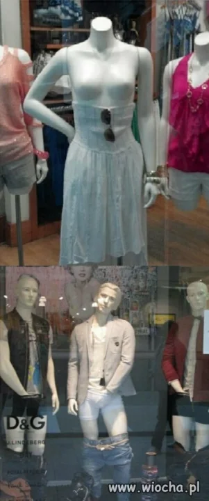 Kiedy sklep zamykany manekiny ożywają 
