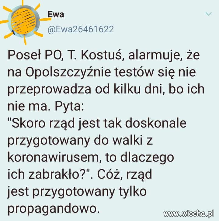 Jesteśmy dobrze przygotowani do walki z wirusem