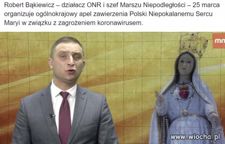 Szumowski już zawierzył Polskę