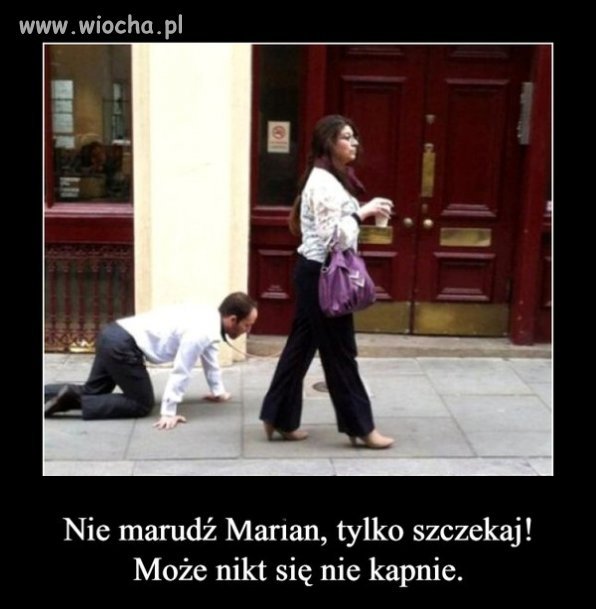 Spacer z Marianem .