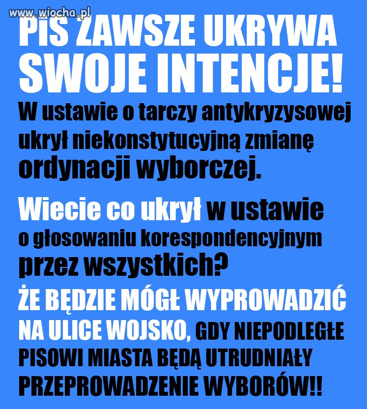 To już dyktatura?