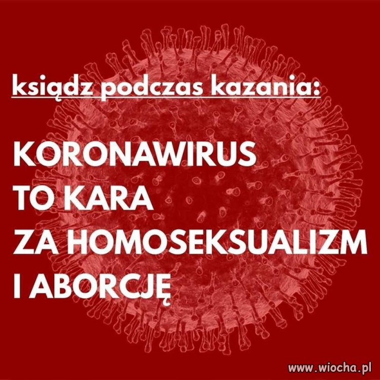 I za pedofilię. Dlatego się tak boją, że większość