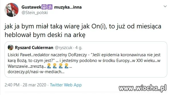 Wiara czyni czuba