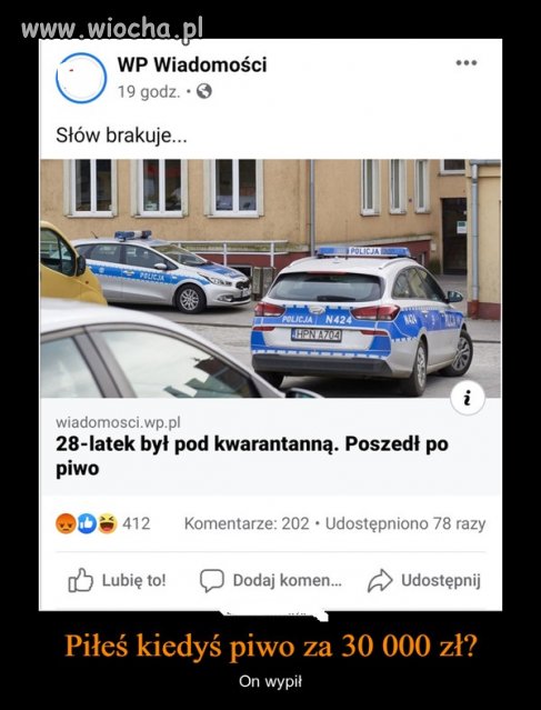  Jak naważysz piwa, to sam sobie wypij.