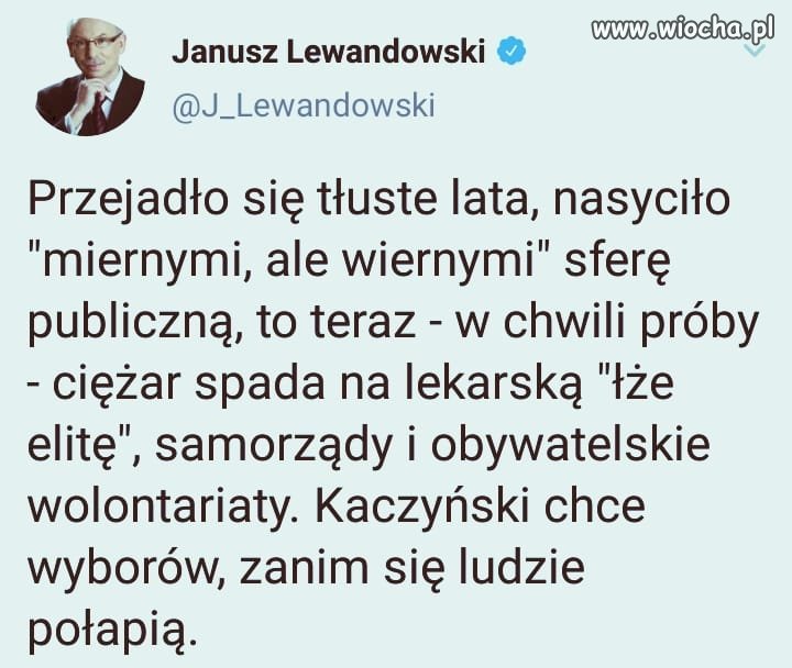 Ci,co mieli się połapać, już dawno się połapali!