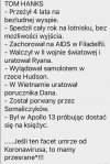 Tom Hanks- żywa legenda kina