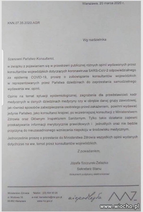 Pisowski nierząd knebluje usta lekarzom